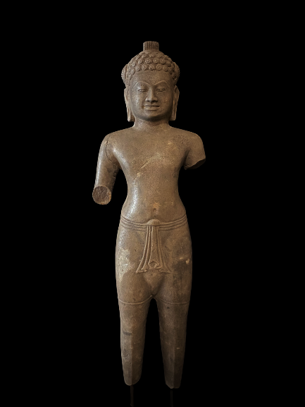 Sandstone of standing Lord Krishna- 5817